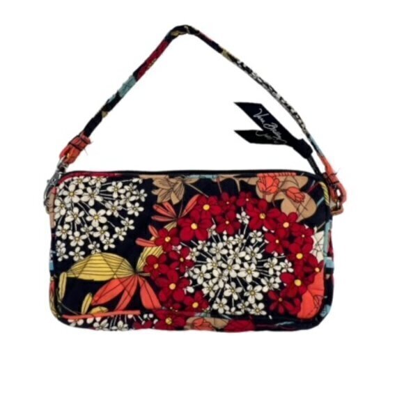 Vera Bradley Happy Snails Pattern Small Carry Shoulder Bag BOHO COTTAGECORE EUC - Picture 4 of 6
